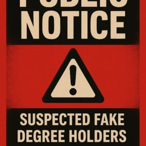 Be alert fake degree