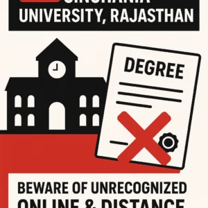 Singhania fake degree
