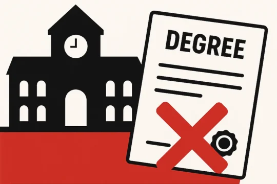 Singhania fake degree
